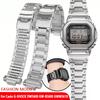 Rychlý kovový modifikovaný řemínek na hodinky Pouzdro Oblek Pro Casio G-SHOCK DW5600 GW-B5600 GWM5610 Nerezová ocel pánský řemínek na hodinky Bezpečnostní přezka