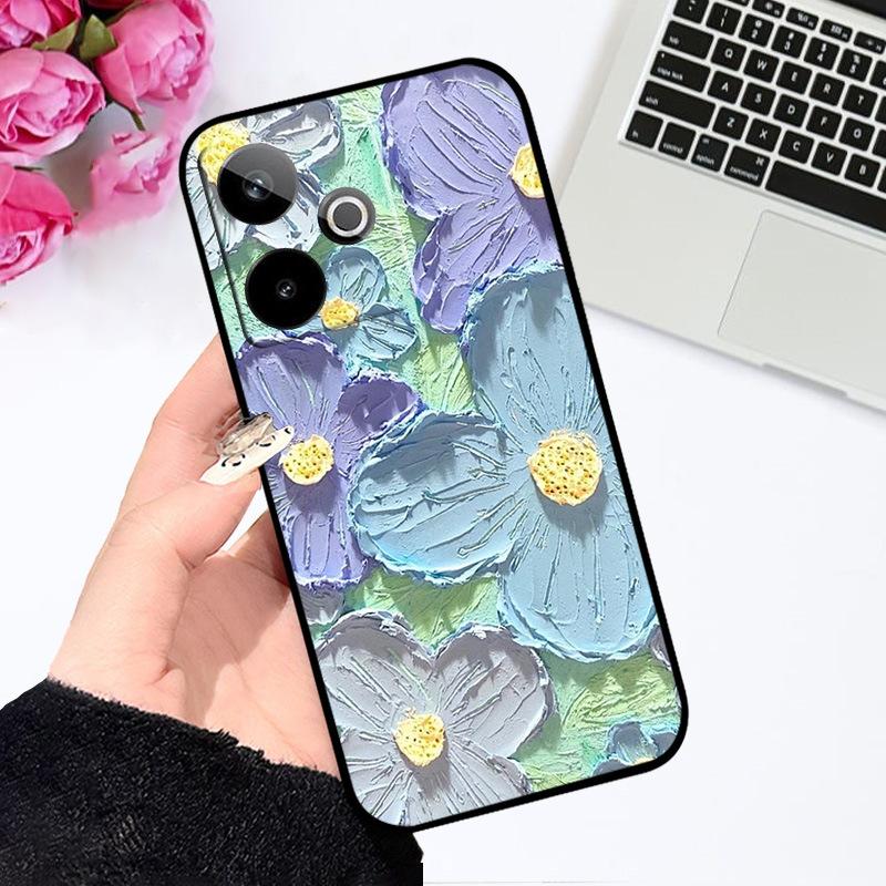 For Realme GT7 5G Case Fashion Painting Cover Soft Silicone Phone Case For Realme GT 7 7T  Fundas GT7 T Shockproof Shell Bumper