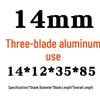 Yihai White Steel 4-Flute Wave-Tooth End Mill, 10mm, for Aluminum, Super Hard, Fine and Coarse Teeth, 11 Corrugations.