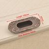 KAK Hidden Door Handles Zinc Alloy Tatami Recessed Pull Sliding Door Handles Bedroom Cabinet Handle Furniture Handle Hardware