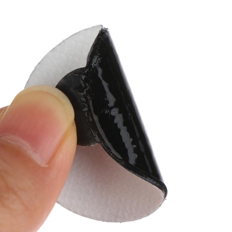 2 Stück 4 cm runde TENS-Gerät-Elektrodenpads für EMS-Muskelstimulator-Elektrotherapie Selbstklebende Pads Ersatz Wiederverwendbar