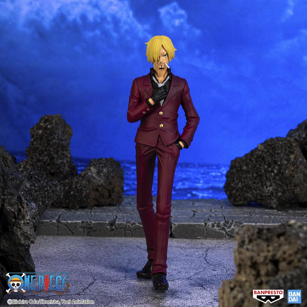 BANPRESTO One Piece Sanji Bandai Spirits The Shukko Figure, Medium, BP88184