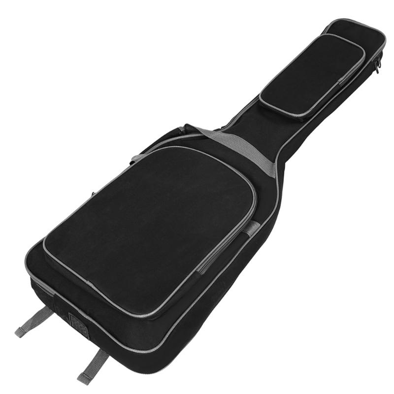Waterproof Guitar Gig Bag For Electric Guitars Spacious Compartment Guitar Carrying Case Adjustable Strap Modern Design