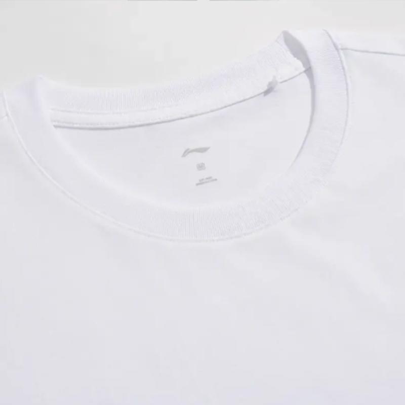 Li-Ning Summer Mens Round Neck Pullover Short Sleeve Comfortable Breathable Skin-Friendly Simple Versatile Casual Sports Suit ATSW961-2+AKLVB11-1