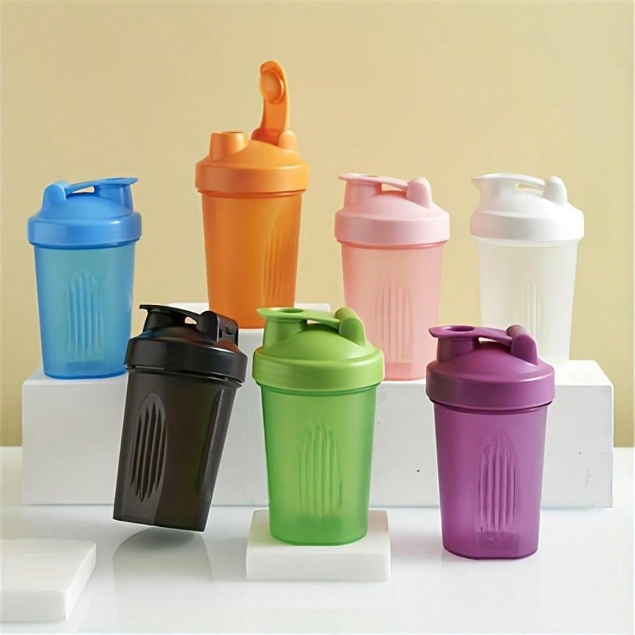 Protein Powder Shaker Bottle with Mixing Ball, Leak-Proof, Suitable for Gym, Workout, Smoothie Blending