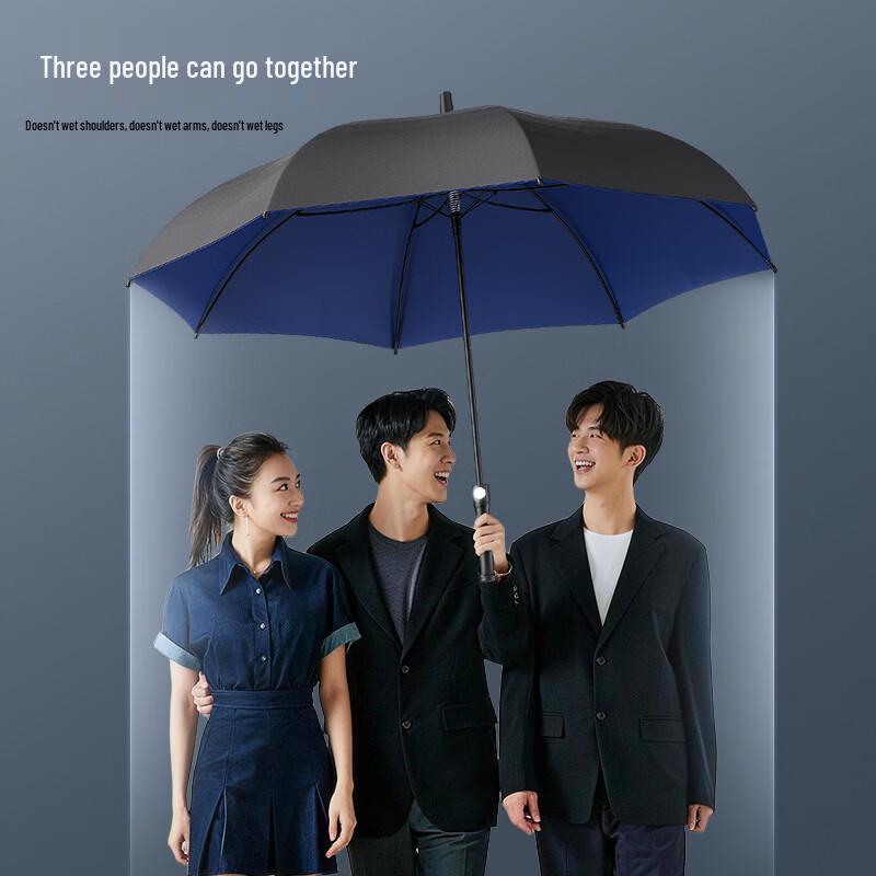 Little Devil Business Windproof Long Handle Umbrella