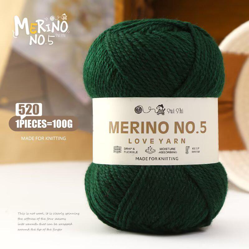 Australian Wool Chunky Scarf & Sweater Yarn for Hand Knitting