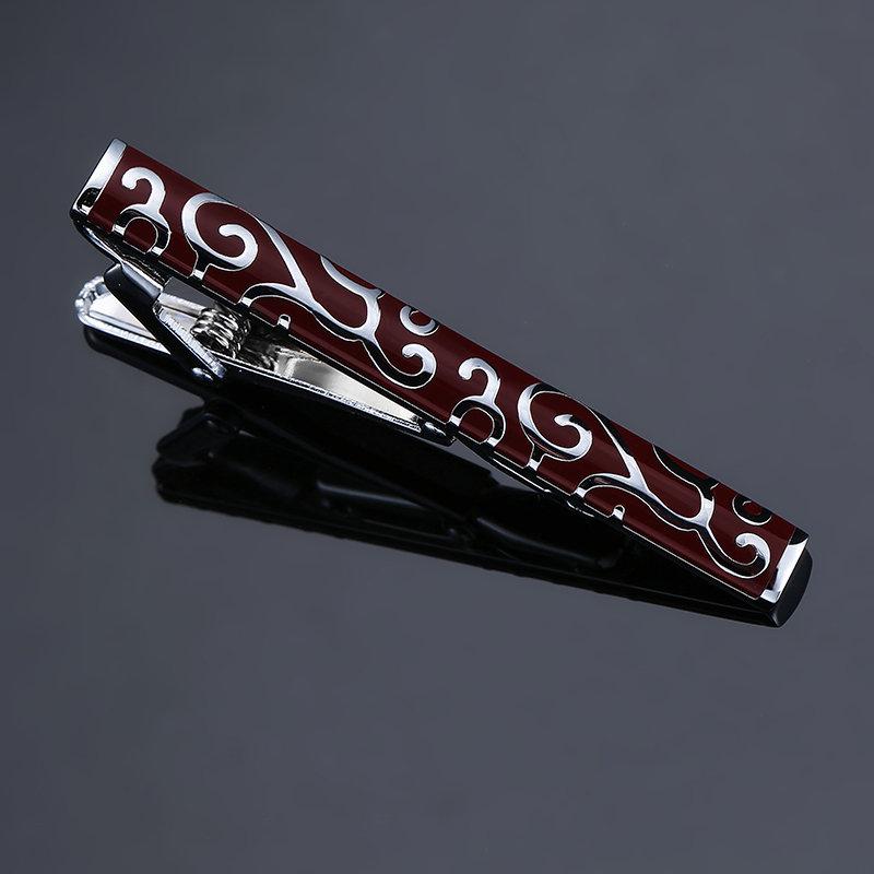 high-end Tie Clip Classic golden Clasp Pin for men's Accessories jewelry gifts