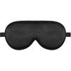 Alaska Bear Sleep Mask Silk Cool - No Pressure Eye Donuts Contour - Handmade, Upgrade Over Conventional "flat" Masks (black)