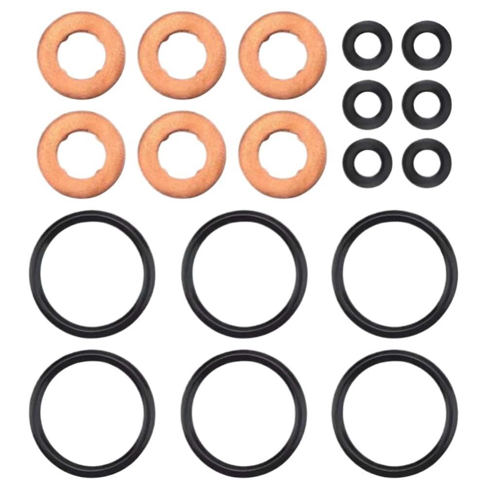6Sets Fuel Injector Seal Kit 13537794553 For Mercedes-Benz C-Class