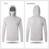 Men's Summer Breathable Camouflage Hooded Long Sleeve Sun Protection Fishing Shirt