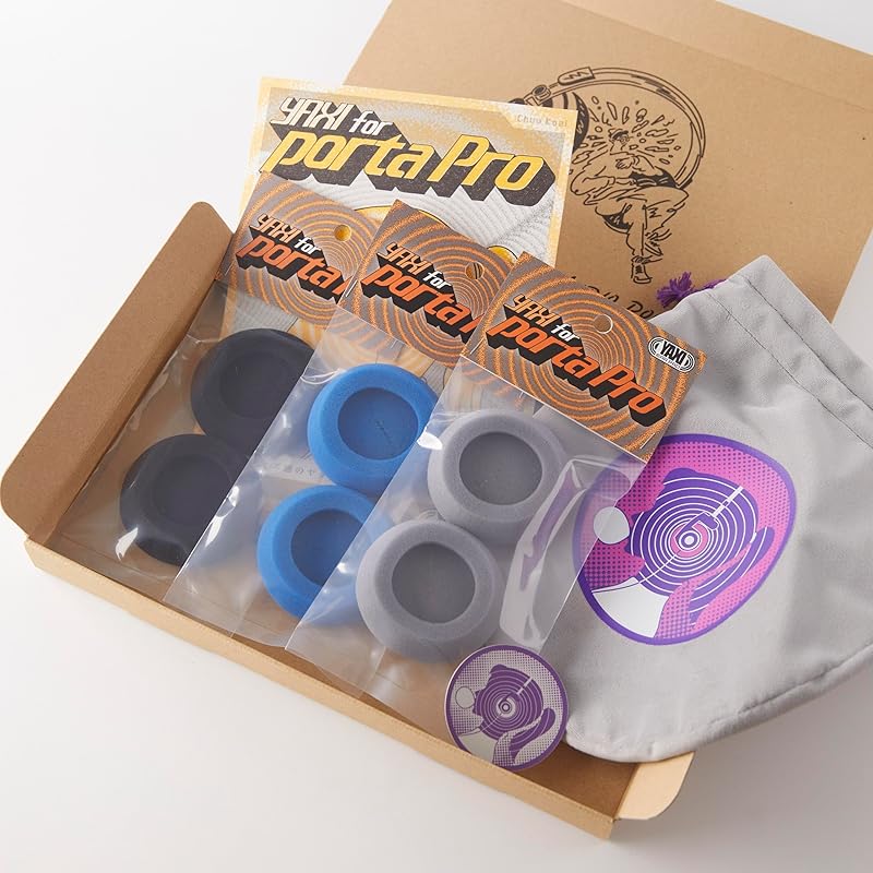 

YAXI EARPADS for Koss PORTAPRO 3Pairs+Pouch ((Black+Grey+Blue)+Pouch)