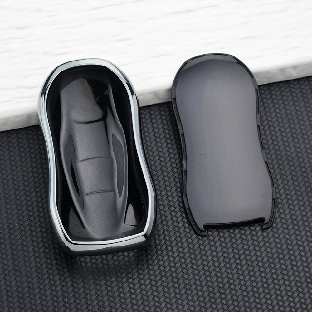 Soft Tpu Car Key Case For Geely Boyue Atlas Pro Tugella Anti-Scratch Car Remote Key Holder Shell Protector Keychain Accessories