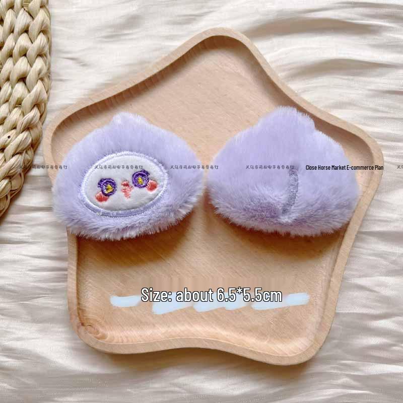 Cartoon Plush Cute Steamed Bun Doll: Hair Accessories, Shoes, Socks, Bags, Brooches, Decorative Accessories