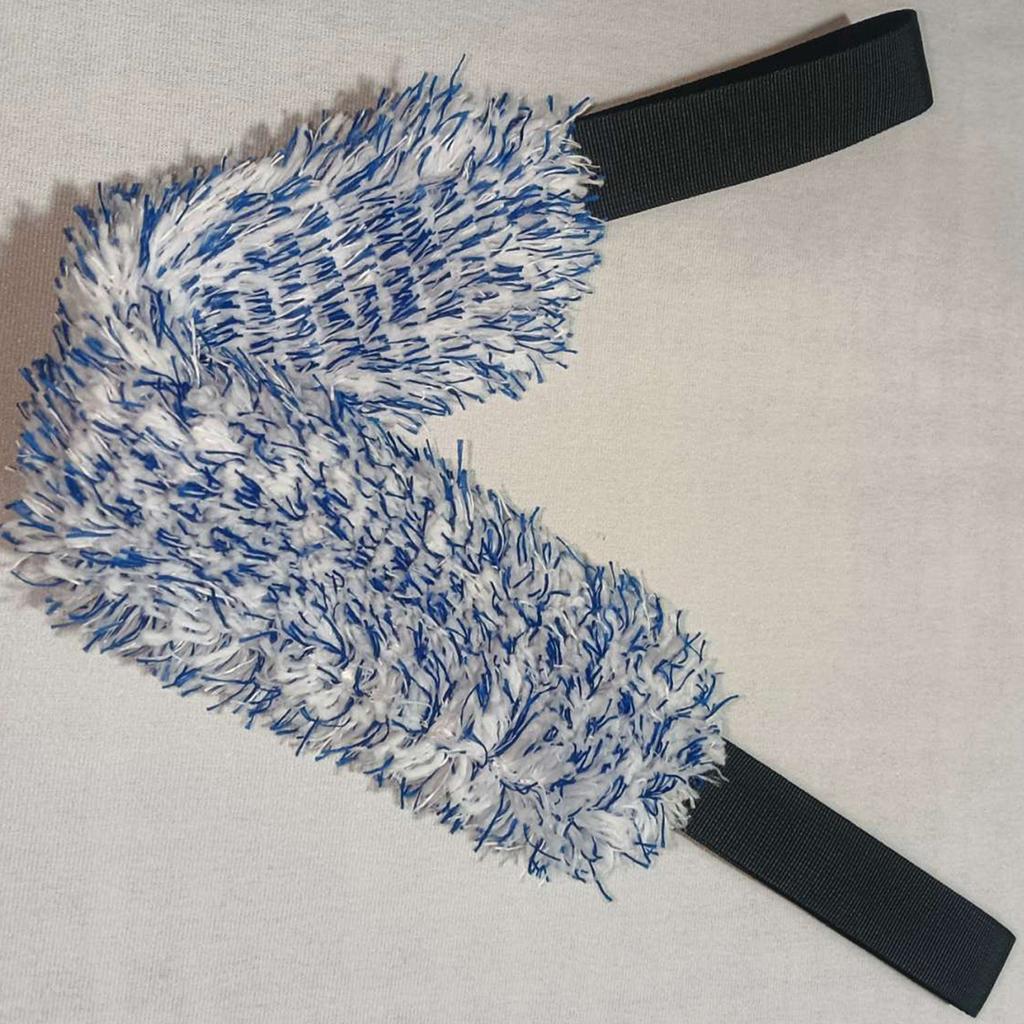 Car Wheel Wash Towel Brush Two-sided Long Belt Cleaning Towel Microfiber Coral Plush Wheel Pull Belt Brush Hub Detail Towel