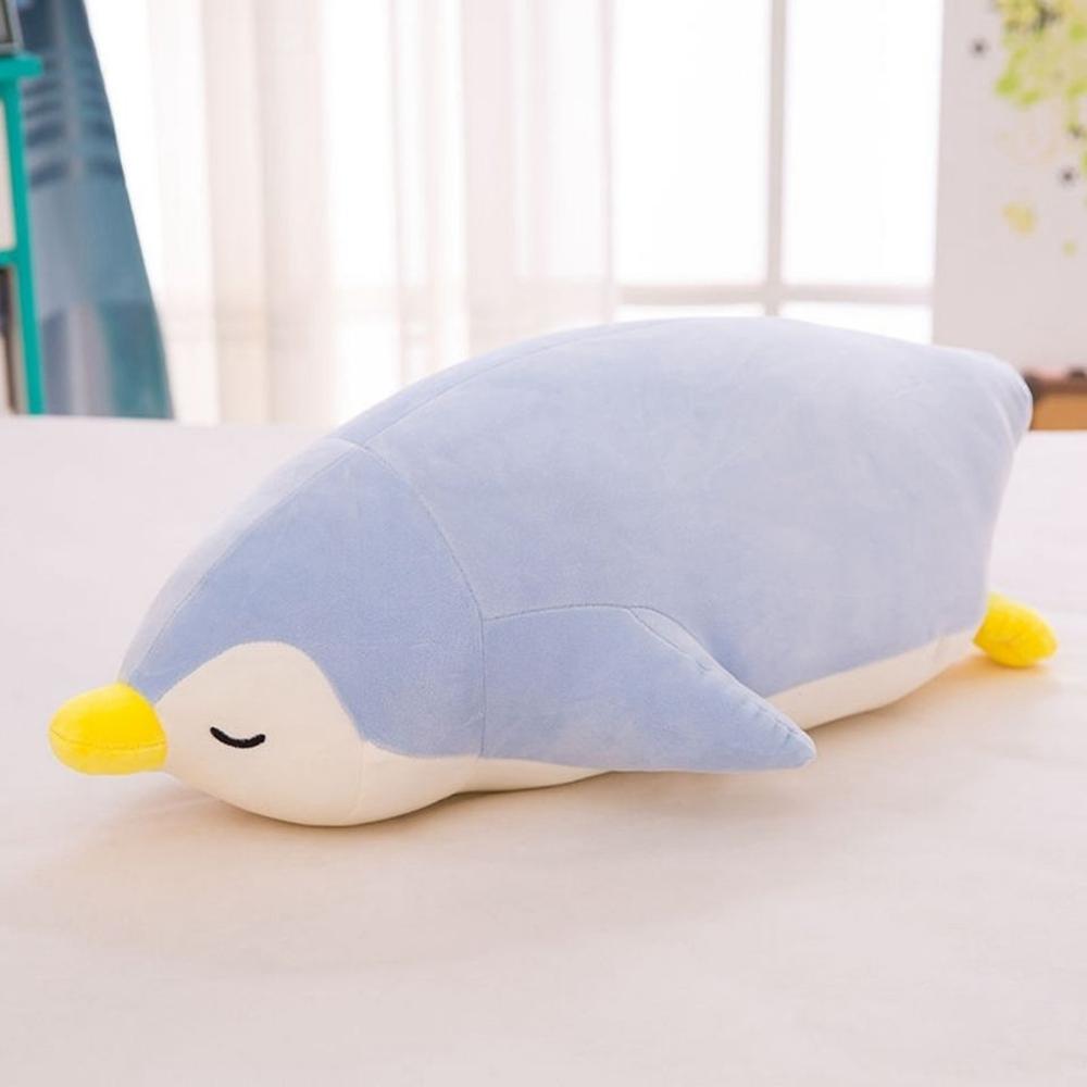 30CM VollDaunen-Baumwolle Party-Pinguin Plüschtier Streifen Schwimmhaltung Antarktischer Gletscher Tierpuppe Festivalgeschenk Geburtstag