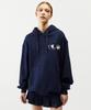 Character Embroidery Hoodie_Navy