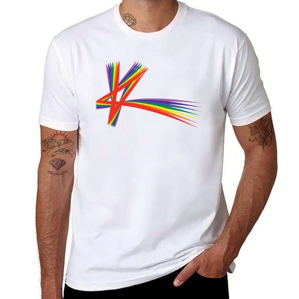 K Pride TShirt Funnys Tops Blouse Animal Prinfor Boys Mens Cotton Tshirt