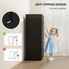 Chest Of Drawers 5 Drawer Dresser Modern Storage Cabinet With 5 Drawers For Bedroom Living Room Black