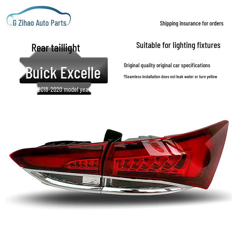 Compatible with 18-19 Buick Excelle GT Rear Taillight Assembly Brake Light Cover and Reversing Light.