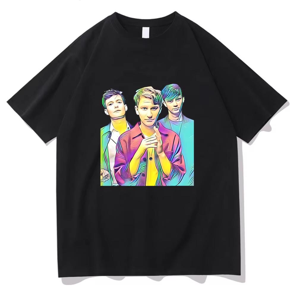 

Glass Animals T-shirt Graphic Printing Grunge O-neck Tee-shirt Short Sleeve Fashion Retro Tshirt Ropa Hombre Cotton Punk Clot... S разноцветный