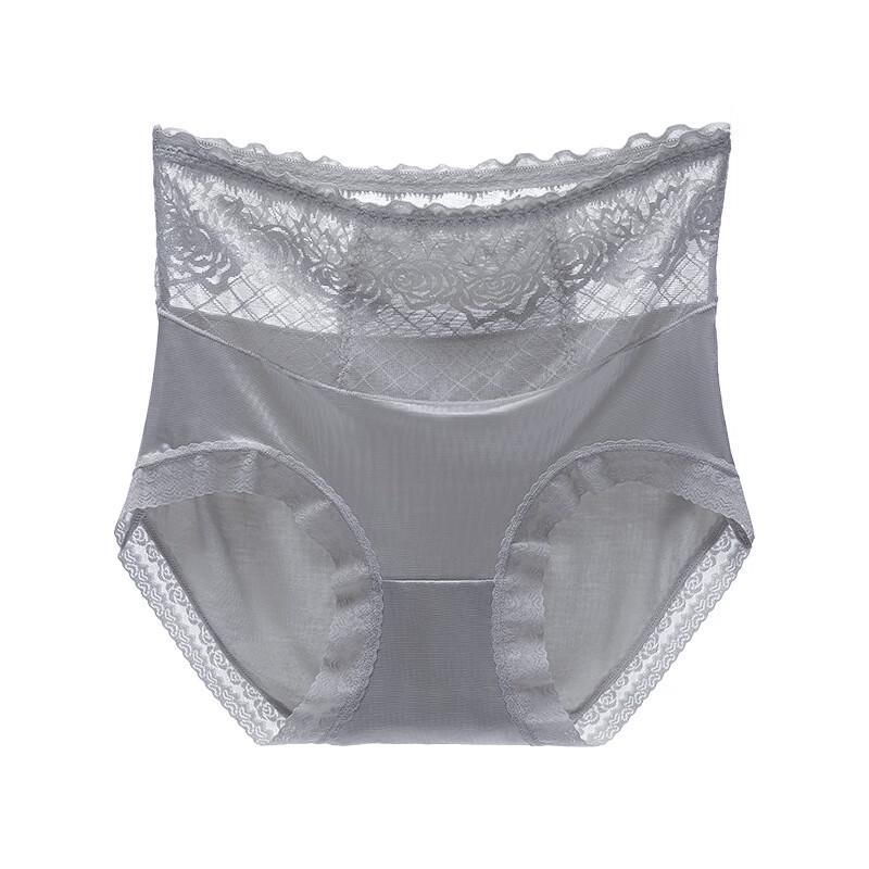 Aimeifen Modal Lace High-Waist Tummy Control Briefs 2-Pack