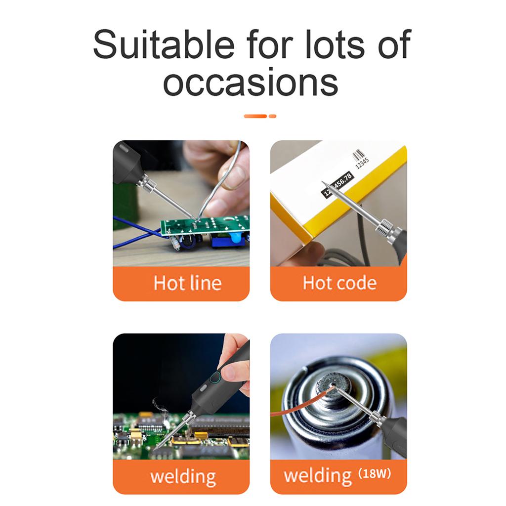 Soldering Iron Kit, Portable Soldering Iron Kit, Soldering Kit, Temperature Soldering Iron Kit for Welding and Repair