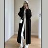 Imitation Nerz Samt Langer Cardigan Pullover - Damen Herbst/Winter Locker Gestrickter Mantel