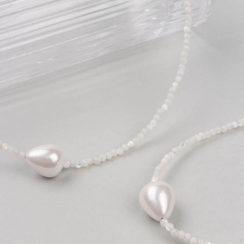 AUGUST ALICE Hola Beach Droplet Pearl Mother-of-Pearl Bracelet