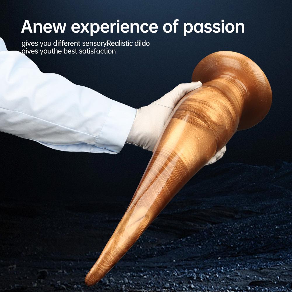 PVC Extra Long Anal Plug Dildo Sex Toy Masturbator for Men and Women Strap On Penis Realistic Dick