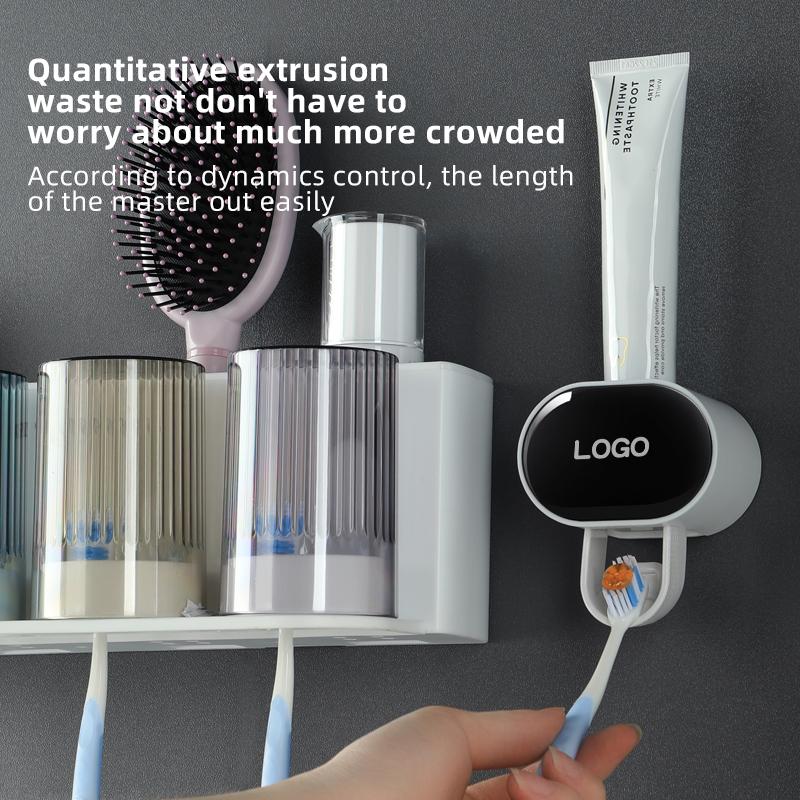 1Pc Toothpaste Squeezer Automatic Toothpaste Dispenser Holder Bathroom Accessories Wall Mounted Toothpaste Squeezer for Kid Adult Bathroom Accessories
