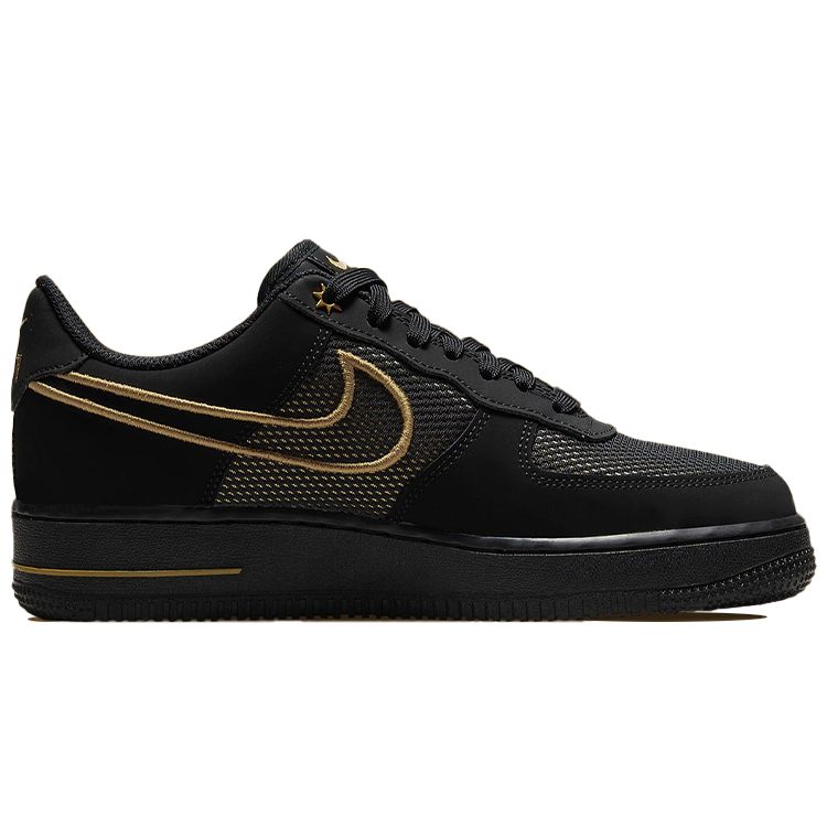 Nike Air Force 1 Low Legendary Women Sneakers Black Metallic-Gold DM8077-001