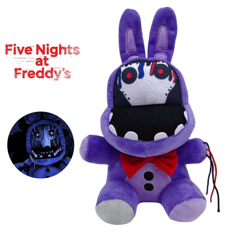 Cute Fnaf Series Midnight Bear Skeleton Purple Rabbit Plush Toy Animal Category