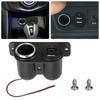 Priza dublă USB pentru brichetă auto 12v încărcător USB Adaptor priză piesă de schimb interior Accesorii auto