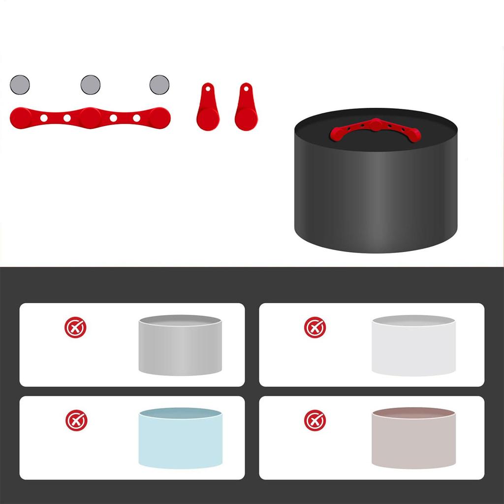 Air Fryer Magnet Silicone Buckle Air Fryer Parchment Paper Silicone Magnetic Buckle Quick Release Heat Resistant Airfryer Fixing