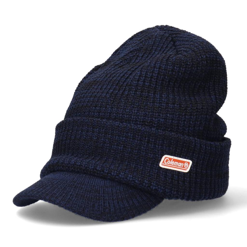 Coleman knit cap with brim fleece-lined