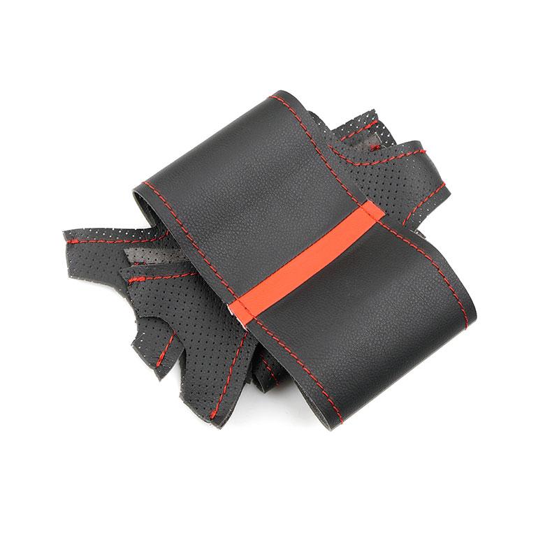 Braid On Car Steering Wheel For Dacia Renault Duster 2010-2016 Dokker Lodgy 2012-2016 Logan Sandero 2013-2017 Leather Cover Trim