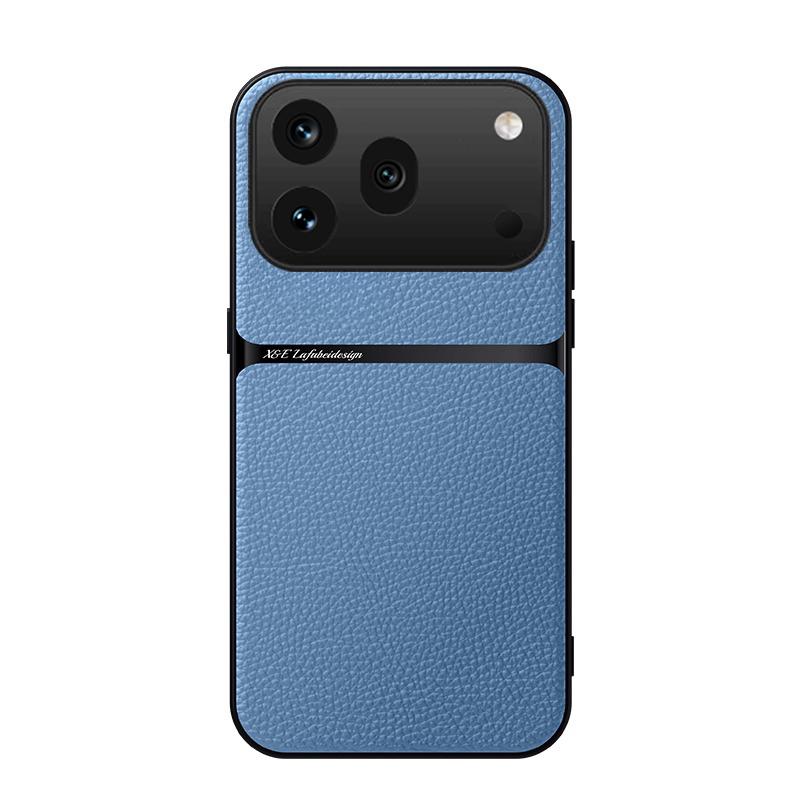 Phone Case For Honor 600 Pro Back Silicone Frame Shockproof Car Magnetic Holder Leather Fine Lines Anti-drop Back Cover For Honor 600 Pro Cover Cases