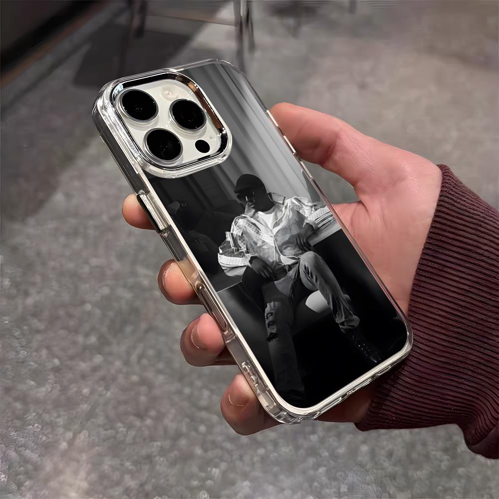 Rapper W-Werenoi Handyhülle Für IPhone 17 Air 16 E 15 14 13 12 11 Plus Pro Max Galvanisiert Transparent Weiche Hülle