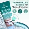 TungCare Tongue Cleaning Gel + Brush Combo for Bad Breath Control | With Zinc | Removes Tongue Residue | Fresh Breath | Maintain Oral Hygine | Co