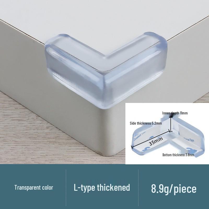 Verdickte Anti-Kollisions-Eckenschützer für Tische - Babysicherheit Glas Kantenschutz