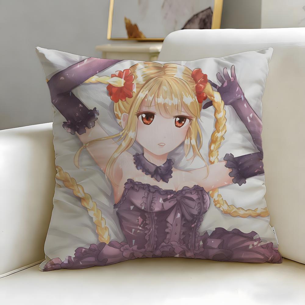 anime Darwins Game Cushion Cover Soft EasyWash Pillow Case Versatile for Couch Bed Travel and Office