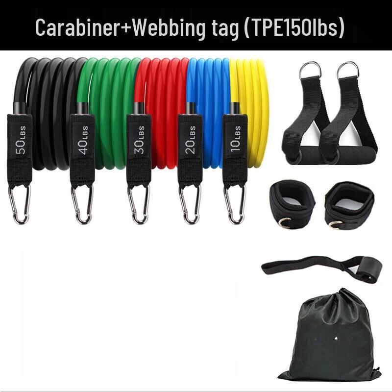 

oeny 11-Piece TPE Yoga Resistance Band Set