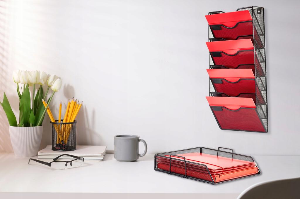 Eleganter Wand-Organizer, Dokumentenablagen, 8-Fächer-Organizer