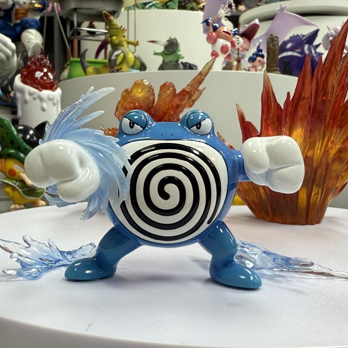

6cm Anime Pokemon Poliwrath Figure Poliwrath Action Figures Pvc Statue Collection Model Toys Gifts
