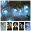 Animais Marinhos Luzes de Fadas Oceânicas Luzes de Cordão Concha Estrela do Mar Festa com Tema Oceano