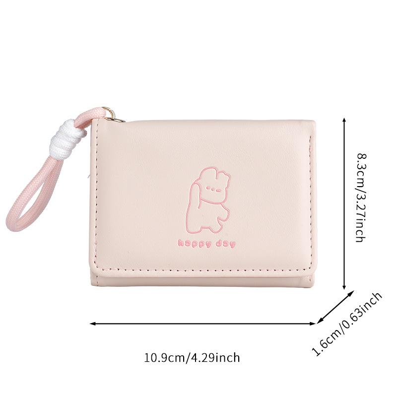 Anime Cartoon Coin Purse: Cute Foldable Student Wallet & Card Holder