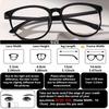 4-Pack Minimalist Oval Frame Clear Lens Glasses for Women Fashionable Full Rim Plastic Eyewear Lightweight