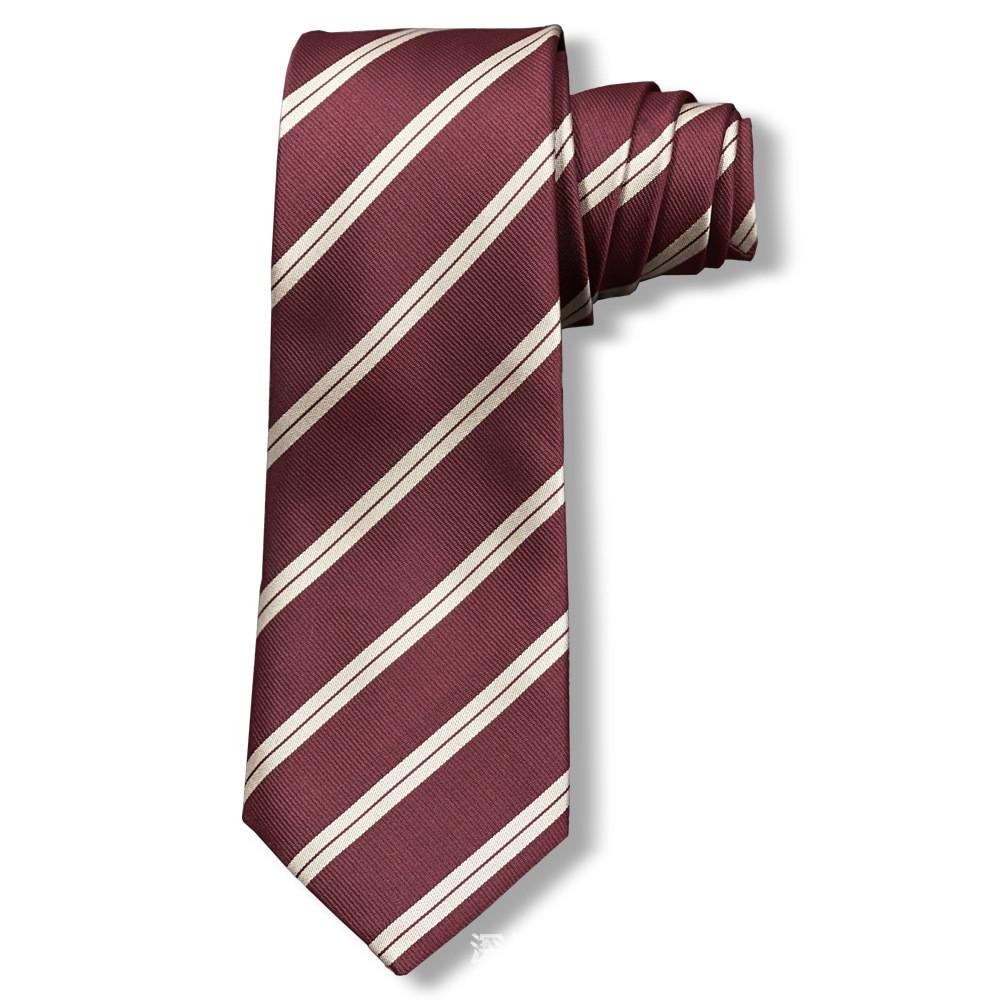 Student Jk Uniform Tie With Striped Pattern For School Wear