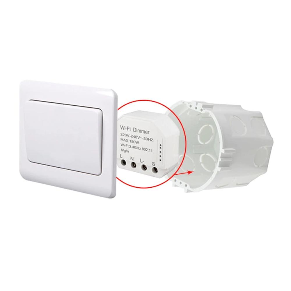 Wi-Fi özellikli akıllı sıva altı dimmer anahtar